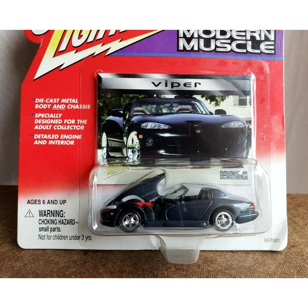 2000 Johnny Lightning DODGE VIPER RT/10 CONVERTIBLE 1/6 Modern Muscle Serie 1:64